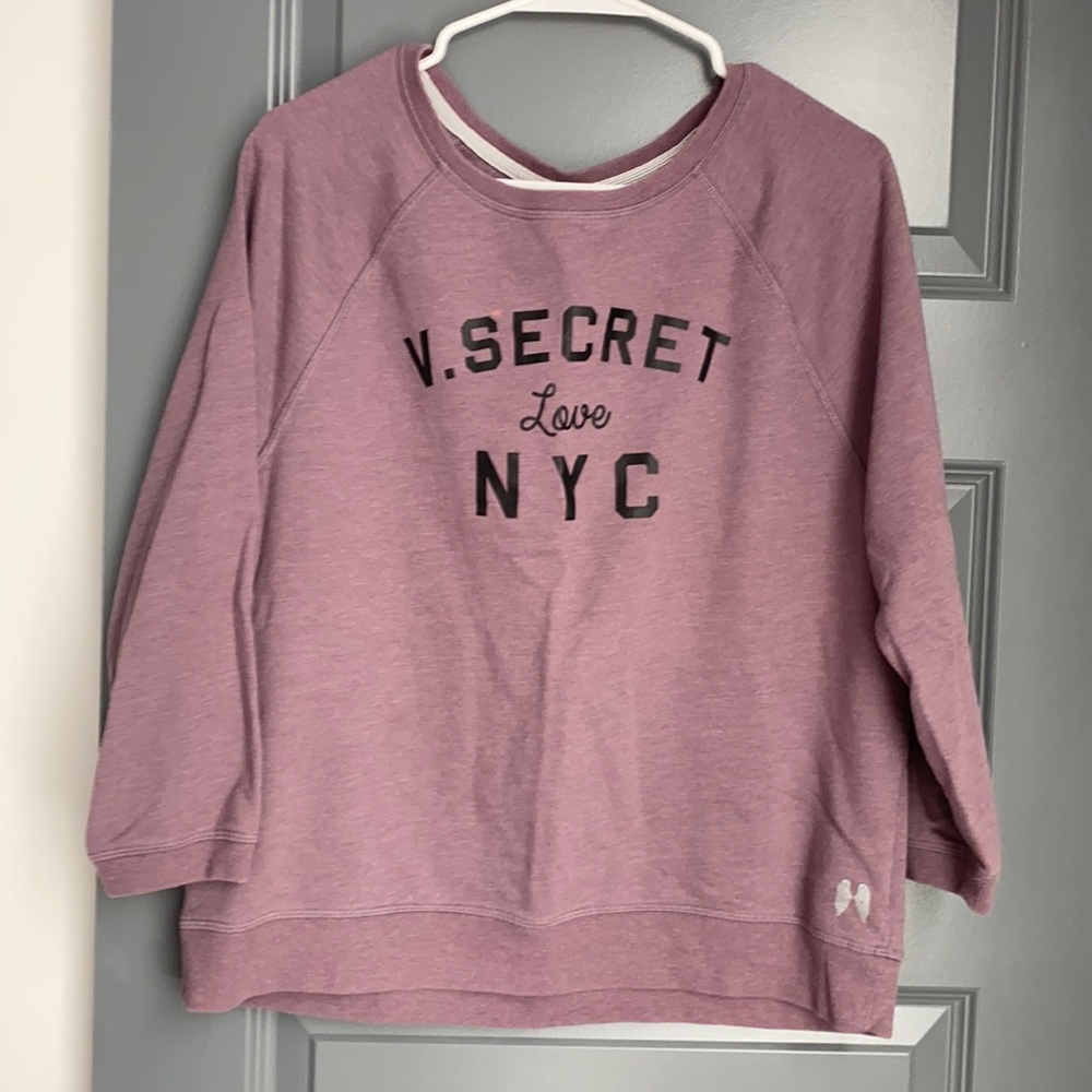 Purple Crew Neck Sweater